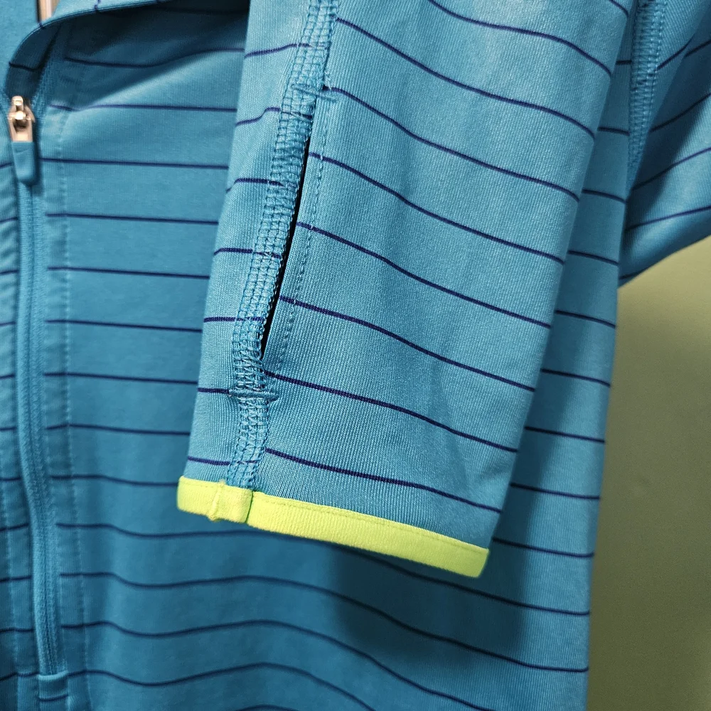 Nike Pro Dri-FIT‎ Half-Zip Teal Running Pullover